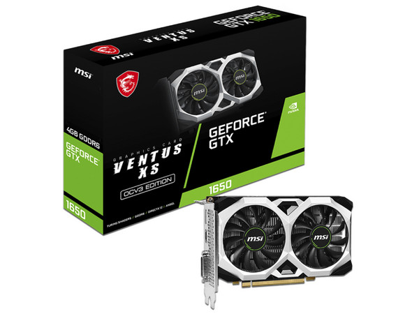 NVIDIA GeForce GTX 1650 MSI D6 VENTUS XS OCV3 Imagen Producto